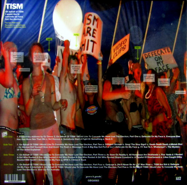 on behalf of TISM I would like to concede - col vinyl
